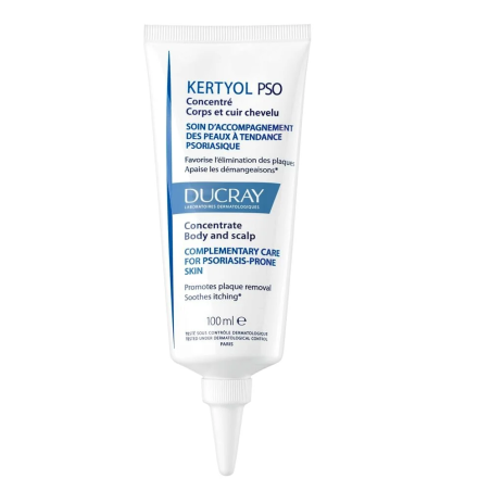 Ducray Kertyol P.S.O. Concentré Corps et Cuir Chevelu 100 ml – Soins spécifiques / Peaux Squameuses | DUCRAY - Corps Tunisie | M