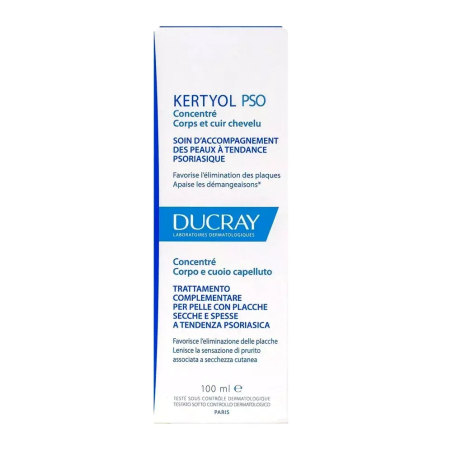 Ducray Kertyol P.S.O. Concentré Corps et Cuir Chevelu 100 ml