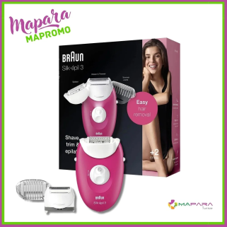 Braun Épilateur Silk-épil 3 SE3-410 – Epilation / Epilateur électrique | BRAUN - Corps Tunisie | Miral Parapharmacie