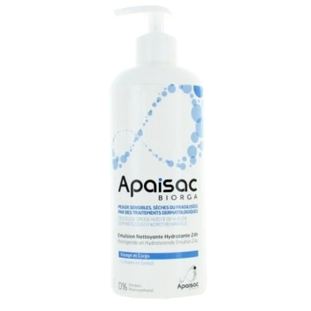 BIORGA APAISAC CREME LAVANTE HYDRATANTE 24H 400ML – Soins Corps / Hydratation et Nutrition Corps | APAISAC - Corps Tunisie | Mir
