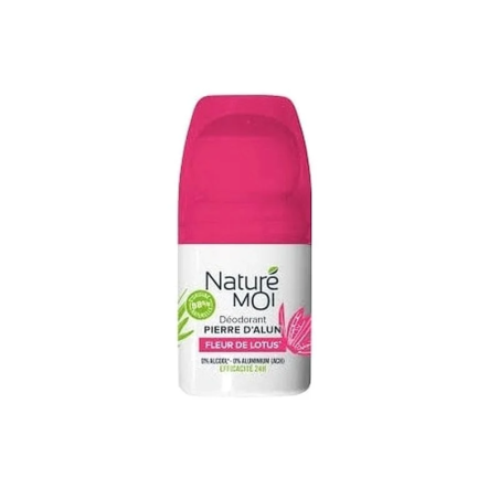 NATURE MOI DEO BILLE FLEUR DE LOTUS 50 ML – Soins Corps / Hydratation et Nutrition Corps | Nature Moi - Corps Tunisie | Miral Pa