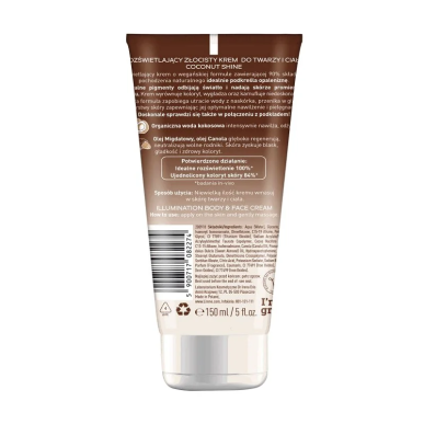 LIRENE Coconut Shine Creme Illuminatrice 150ml – Soins Corps / Hydratation et Nutrition Corps | Lirene - Corps Tunisie | Miral P