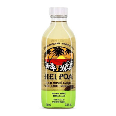 Hei Poa Pur Monoï de Tahiti Tiare 100ml | HEI POA - Corps Tunisie | Miral Parapharmacie