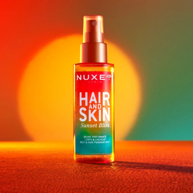 Nuxe Brume Hair and Skin Sunset Bliss 100ml – Soins Corps / Brume pour le Corps | NUXE - Corps Tunisie | Miral Parapharmacie