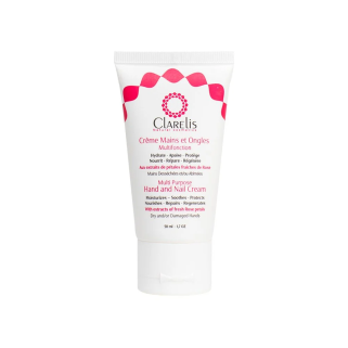 CLARELIS Crème Mains et Ongles Multifonction 50ml – Soins des mains | CLARELIS - Corps Tunisie | Miral Parapharmacie
