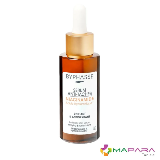 Byphasse Sérum Anti-Taches Niacinamide 50ml – soins anti-taches et dépigmentants | Byphasse - Visage Tunisie | Miral Parapharmac