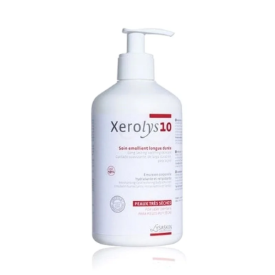 XEROlYS 10 Soin Emollient Peaux Tres Seches 200ml – Soins Corps / Hydratation et Nutrition Corps | Lysaskin - Corps Tunisie | Mi