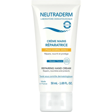 Neutraderm Crème Mains Réparatrice 50ml – Soins des mains | Neutraderm - Corps Tunisie | Miral Parapharmacie