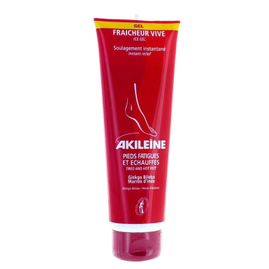 AKILEINE Gel Fraicheur Pieds Fatigues et Echauffes 50ml – Soins des pieds | Akileine - Corps Tunisie | Miral Parapharmacie