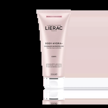 LIERAC Gommage Micropeeling Body hydra+ 200ml – Soins Corps / Gommages Exfoliants | LIERAC - Corps Tunisie | Miral Parapharmacie