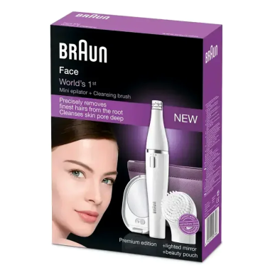 Braun Épilateur Édition Premium 8 SE830 Epilateur Visage – Epilation / Epilateur électrique | BRAUN - Corps Tunisie | Miral Para