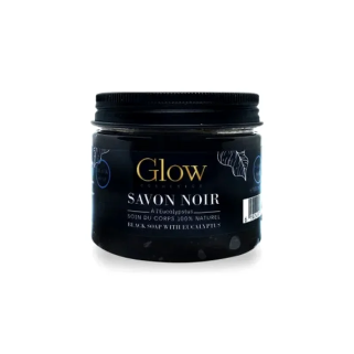 GLOW Savon Noir A L’eucalyptus 150ml | Glow - Corps Tunisie | Miral Parapharmacie