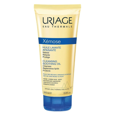 URIAGE XEMOSE Huile Lavante Apaisante Peaux Tres Seches à Tendance Atopique 200ml – Démaquillants, nettoyants visage / Gel, crèm