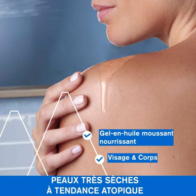 URIAGE XEMOSE Huile Lavante Apaisante Peaux Tres Seches à Tendance Atopique 200ml – Démaquillants, nettoyants visage / Gel, crèm
