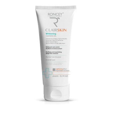 Roncey Clairskin Gel Nettoyant Eclaircissant Anti-Taches 200ml – Démaquillants, nettoyants visage / Gel, crème, huile | Roncey -