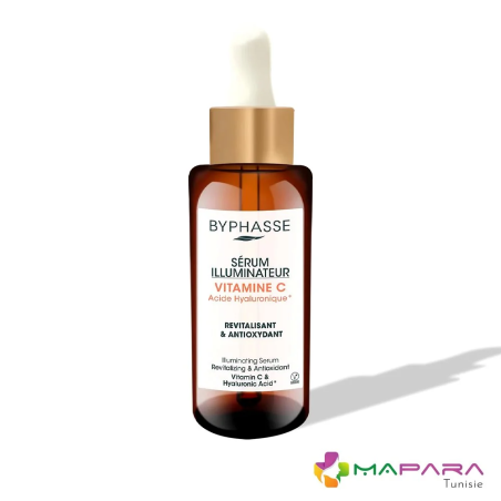 Byphasse Sérum Illuminateur Vitamine C 50ml – Serums | Byphasse - Visage Tunisie | Miral Parapharmacie