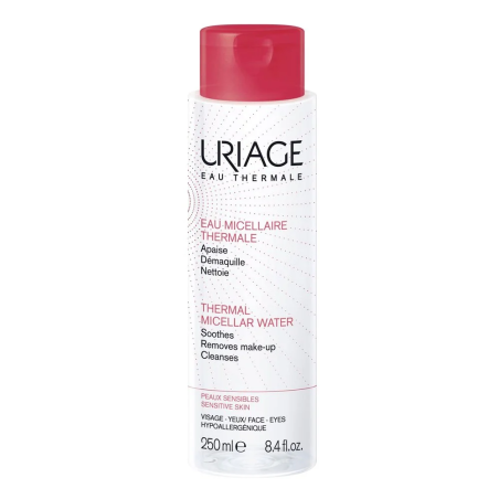 Uriage Eau Micellaire Thermale Peaux Sujettes aux Rougeurs 250ml – Démaquillants, nettoyants visage / Eau micellaire, tonique,  