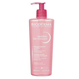 BIODERMA Sensibio Gel Moussant 500ml – Démaquillants, nettoyants visage / Gel, crème, huile | BIODERMA - Visage Tunisie | Miral 