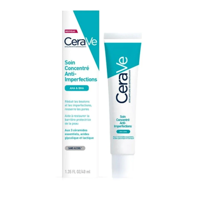CeraVe Soin Concentré Anti-Imperfections 40ml – Soins peau grasse, mixte et acné / Peaux à imperfections | CeraVe - Visage Tunis